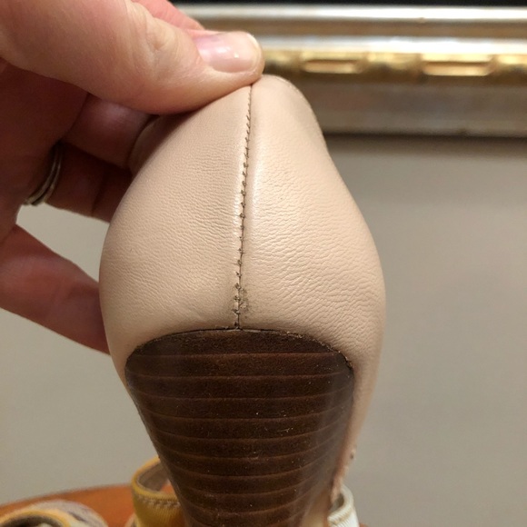 Miss Albright Size 8 retro strappy heels - Picture 5 of 16